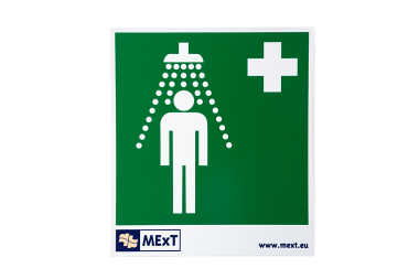 
            Signalisation photoluminescente - douche d'urgence
    